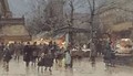 On a Grand Boulevard at Dusk - Eleanor Fortescue-Brickdale