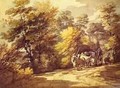 Wooded Landscape With A Waggon In The Shade 1760s - Thomas Gainsborough