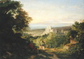 View of Terracina and Monte Circeo 1833 - Friedrich Nerly