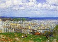 View of New York from the Top of Fort George - Frederick Childe Hassam