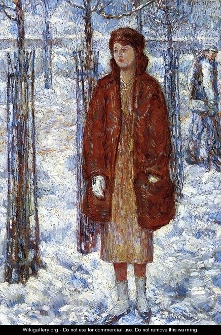 The Snowy Winter of 1918, New York - Frederick Childe Hassam