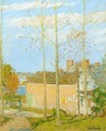 The Barn, Cos Cob - Frederick Childe Hassam