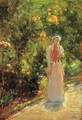 Mrs. Hassam in the Garden - Frederick Childe Hassam
