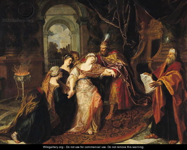 Esther before Ahasuerus before 1697 - Charles-Antoine Coypel