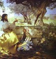 Christ In The House Of Martha And Mary Detail 1886 - Henryk Hector Siemiradzki
