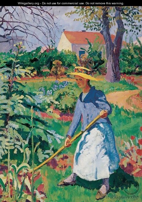 Woman in the Garden 1912 - Robert King