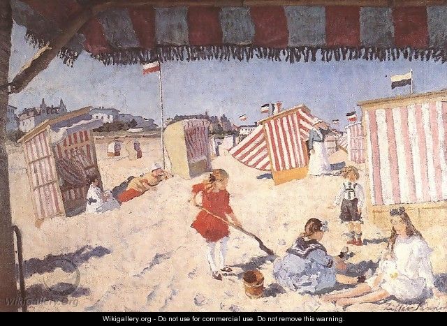 At the Beach 1915 - Robert King
