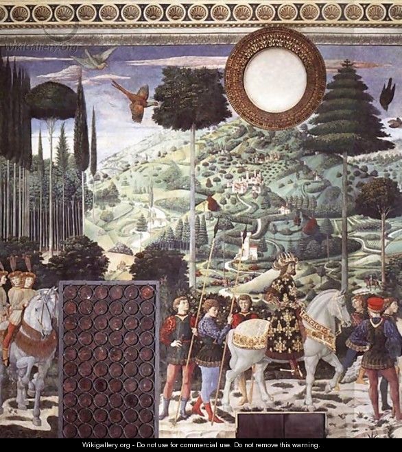 Procession of the Middle King 1459 1460 - Benozzo di Lese di Sandro Gozzoli