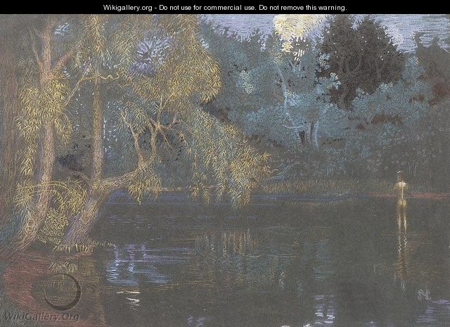 Lake at Szentjakab 1908 - Robert Bereny