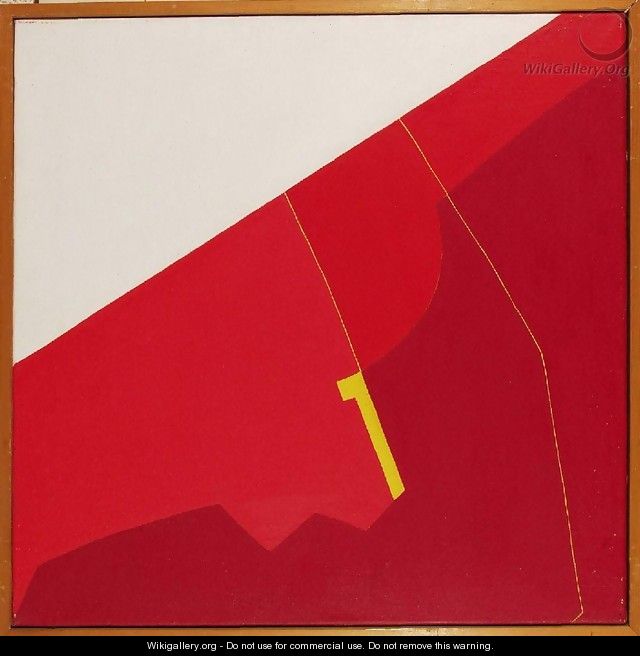 Red Image I 1974 - Jozsef Koszta