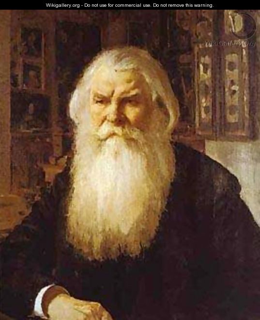 Portrait Of Ivan Zabelin 1892 - Valentin Aleksandrovich Serov