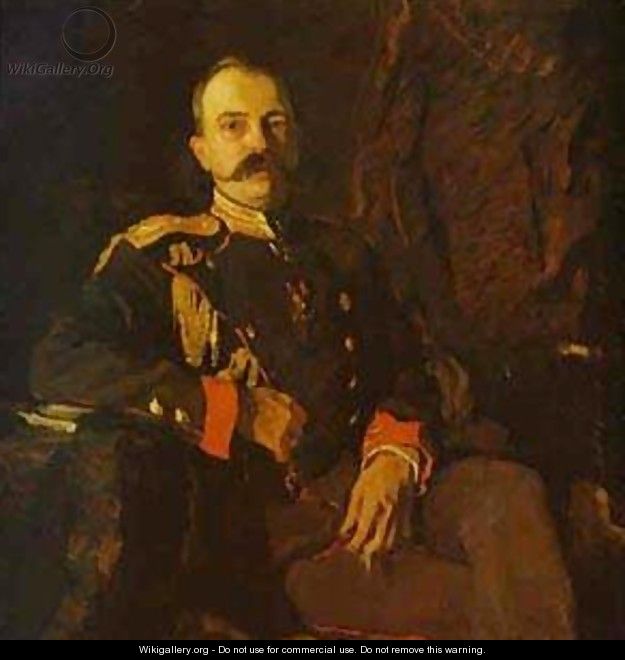 Portrait Of Grand Duke Georgy Mikhailovich 1901 - Valentin Aleksandrovich Serov