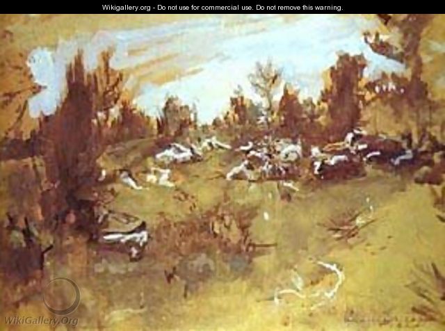 Herd 1890s - Valentin Aleksandrovich Serov