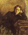 By The Window Portrait Of Olga Trubnikova Unfinished 1885 - Valentin Aleksandrovich Serov