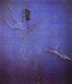 Anna Pavlova In The Ballet Sylphyde 1909 - Valentin Aleksandrovich Serov