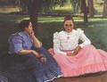 Sunday Conversation of Girls at Somogytur 1909 - Kann Gyula Kosztolanyi