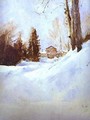 Winter In Abramtsevo The Mansion Study 1886 - Valentin Aleksandrovich Serov