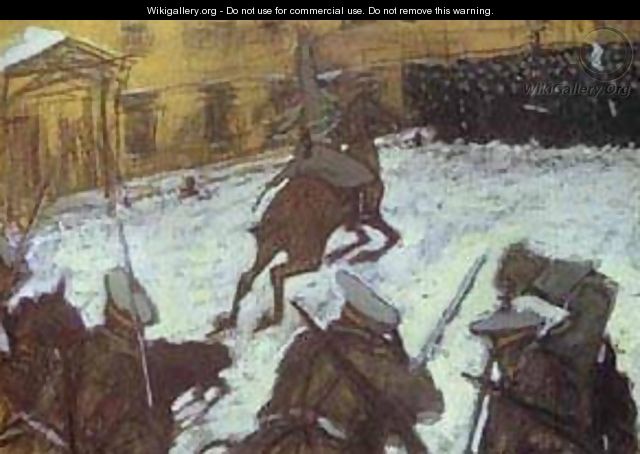 Soldiers Soldiers Heroes Everyone 1905 - Valentin Aleksandrovich Serov