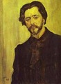 Portrait Of The Writer Leonid Andreev 1907 - Valentin Aleksandrovich Serov