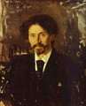 Portrait Of The Artist Ilya Repin 1892 - Valentin Aleksandrovich Serov