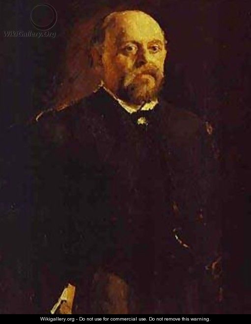 Portrait Of Savva Mamontov 1887 - Valentin Aleksandrovich Serov