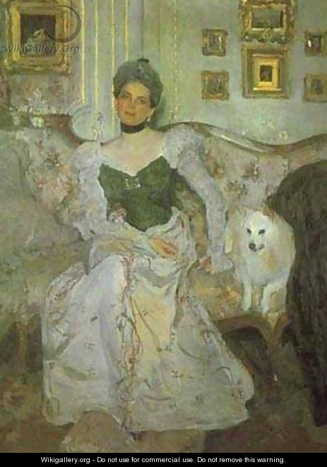 Portrait Of Princess Zinaida Yusupova 1900-2 - Valentin Aleksandrovich Serov