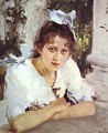 Portrait Of Praskovya Mamontova 1889 - Valentin Aleksandrovich Serov