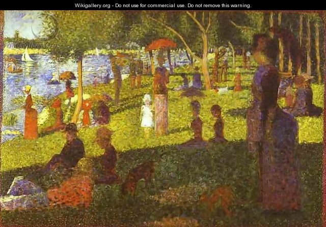 Study For A Sunday On La Grande Jatte 1884 - Georges Seurat