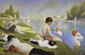 Bathers At Asnieres 1883-84 - Georges Seurat