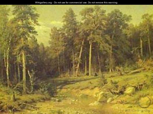Pine Forest In Viatka Province 1872 - Ivan Shishkin