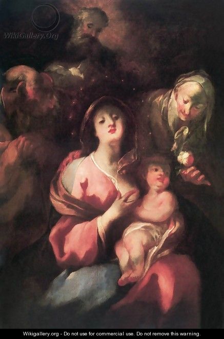 Holy Family with Joachim and Anna - Felix Ivo Leicher