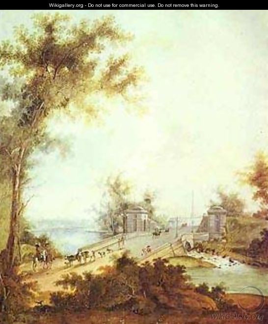The Stone Bridge By Connetable Square At Gatchina 1798 - Semen Fedorovich Shchedrin