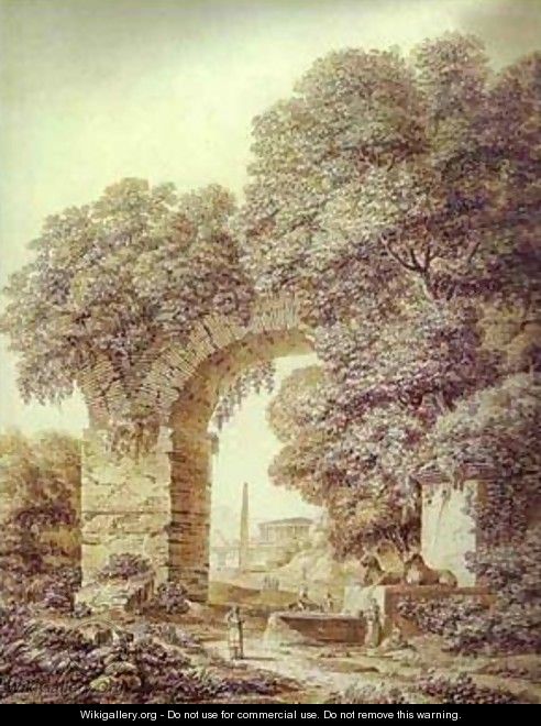 Landscape With Ruins 1799 - Semen Fedorovich Shchedrin