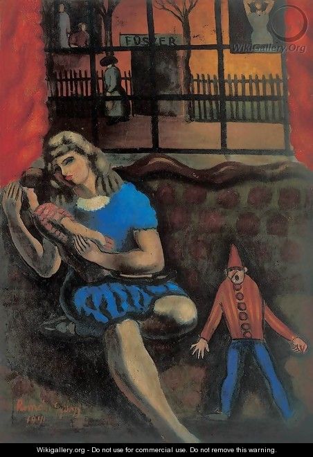 Girl with a Doll 1941 - Geza Bornemisza