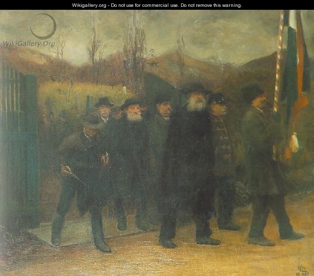 Funeral of a Homeguard 1899 - Istvan Boldizsar