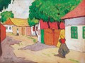 Village Street - Aurel Bernath