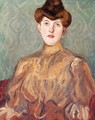 Portrait of the Artist's Wife 1907 - Aurel Bernath