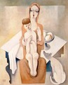 Mother with Child 1930 2 - Aurel Bernath