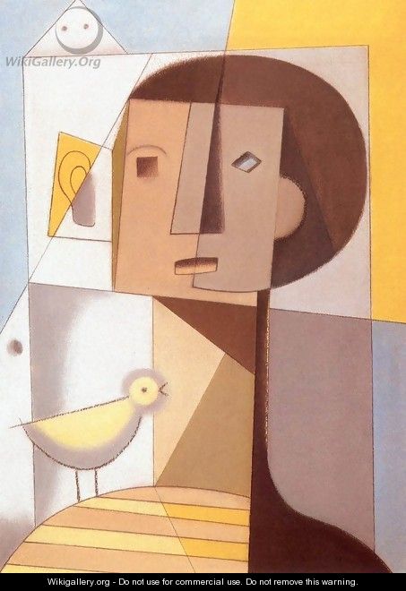 Boy with Bird Szentendre 1934 - Charles Spencelayh