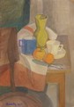 Still life with Yellow Jar 1930 - Janos Kmetty