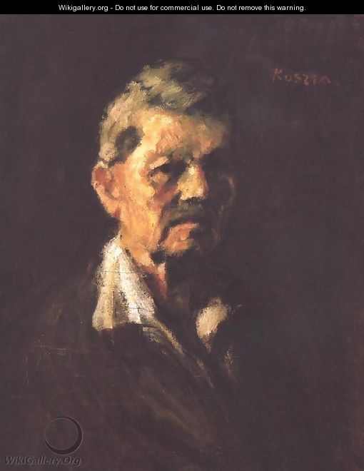 Self-portrait in Old Age 1940 - Jeno Remsey