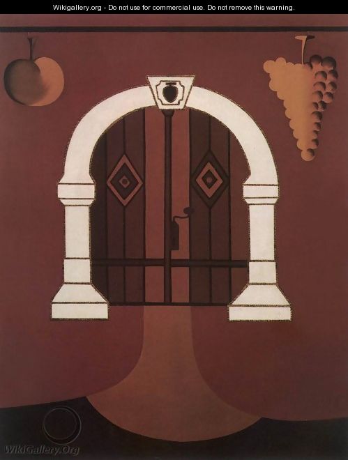 Street Door at Szentendre 1949 - Charles Spencelayh