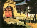 Gate at Felsobanya 1930 - Odon Marffy