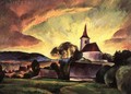 Village in Transylvania 1923 - Gyula Rudnay