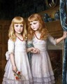 Marjorie and Lettice Wormald - Arthur Hughes