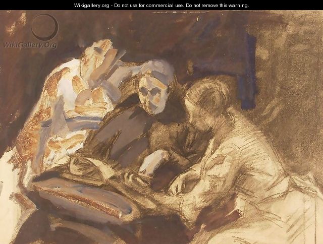 Evening Browsing 1906 - Tamas Lossonczy