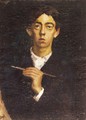 Early Self-portrait 1900 - Tamas Lossonczy