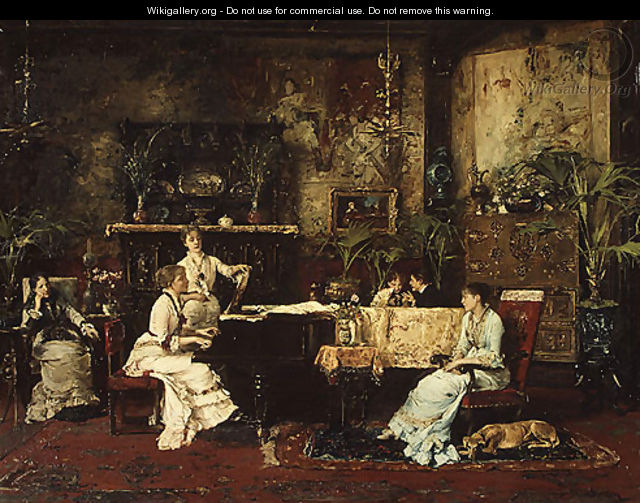The Music Room 1878 - Mihaly Munkacsy