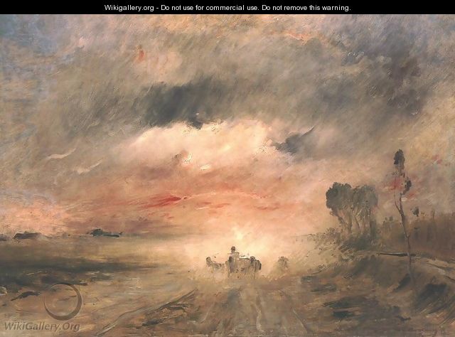 Dusty Country Road II 1883 - Mihaly Munkacsy