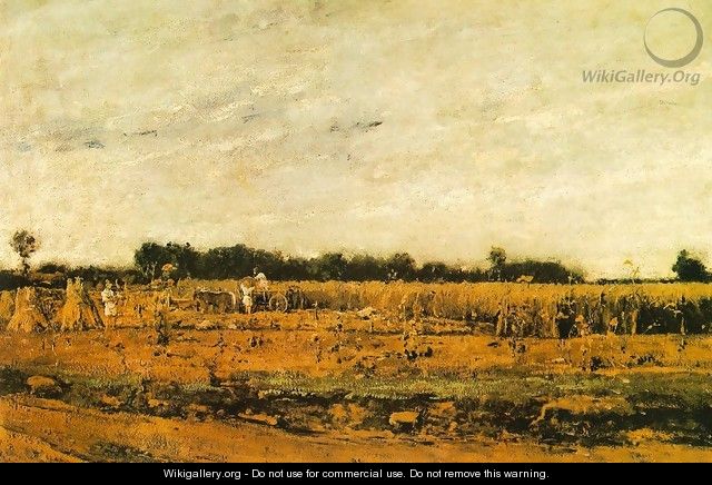 Corn Field 1874 - Mihaly Munkacsy